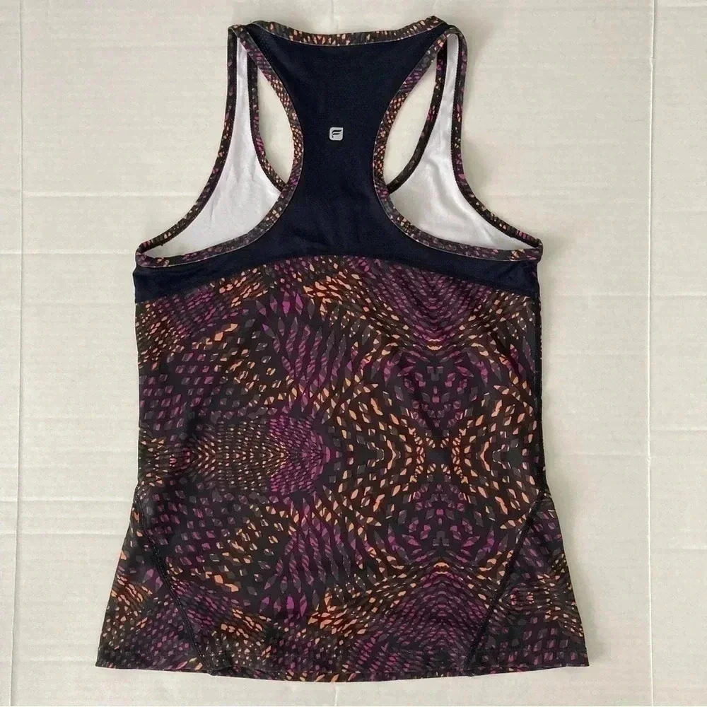 FABLETICS Leon Racerback Abstract Print Tank‎ Top Small - Picture 4 of 7